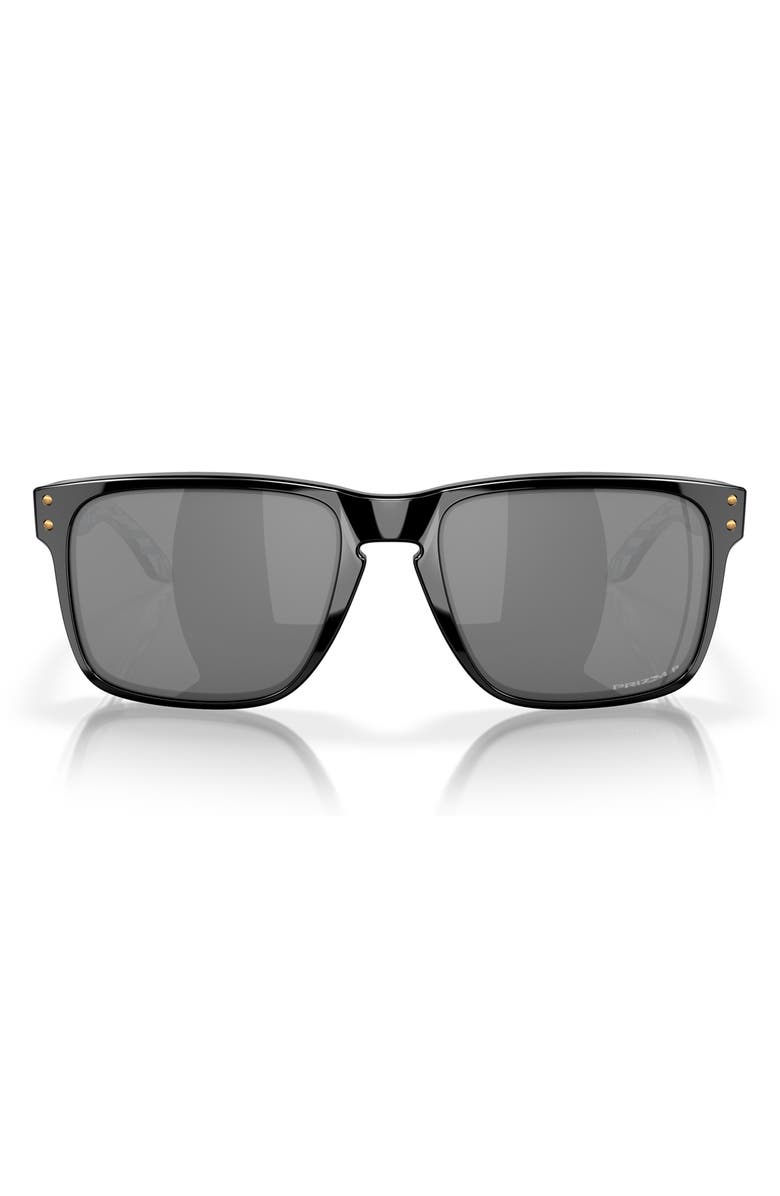 Oakley Holbrook XL 59mm Prizm<sup>™</sup> Polarized Sunglasses, Main, color, Black