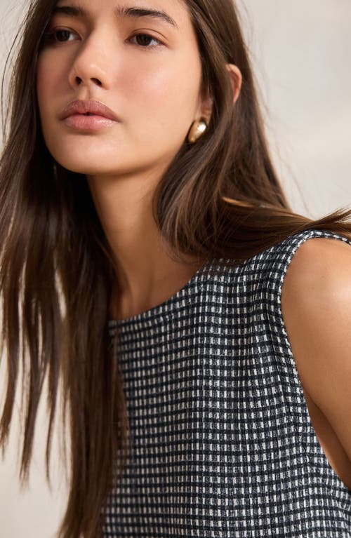 Next Sleeveless Drop Waist Dress In Blue