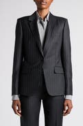 TOM FORD Chalk Stripe Wool & Mohair Jacket