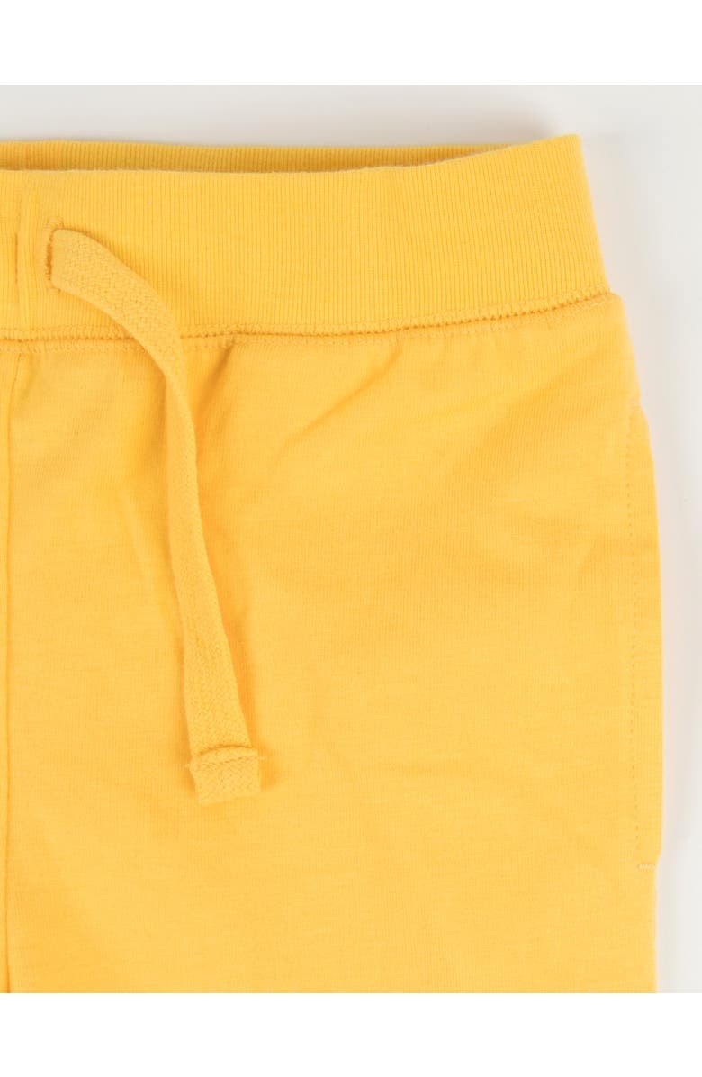 Leveret Kids 100% Cotton Lightweight Jogger Pants, Alternate, color, Yellow