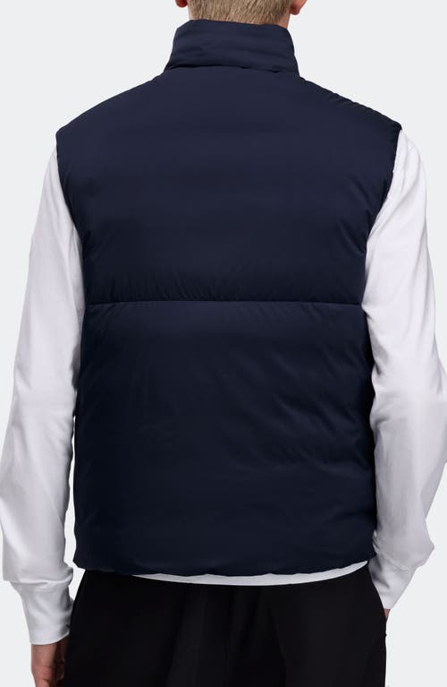 Canada Goose Lodge Packable 750 Fill Power Down Vest In Blue