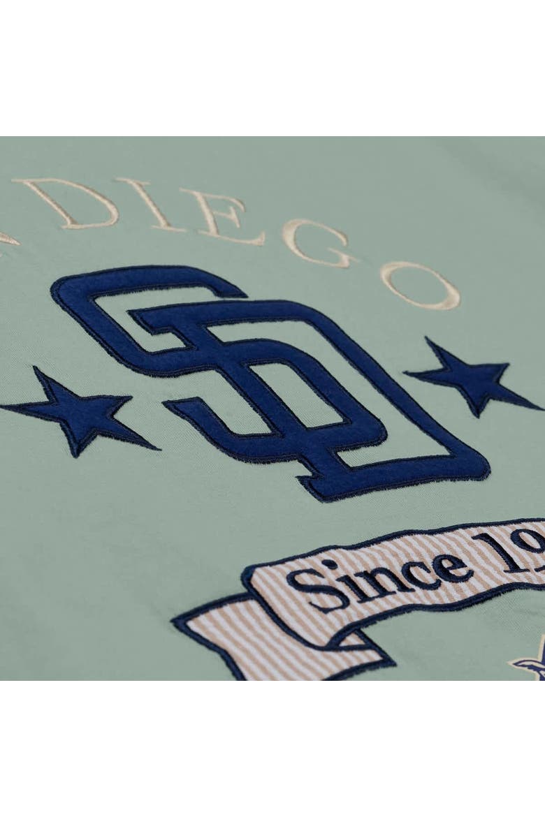 Men's Mitchell & Ness Green San Diego Padres Yacht Rock T-Shirt, Alternate, color, Green