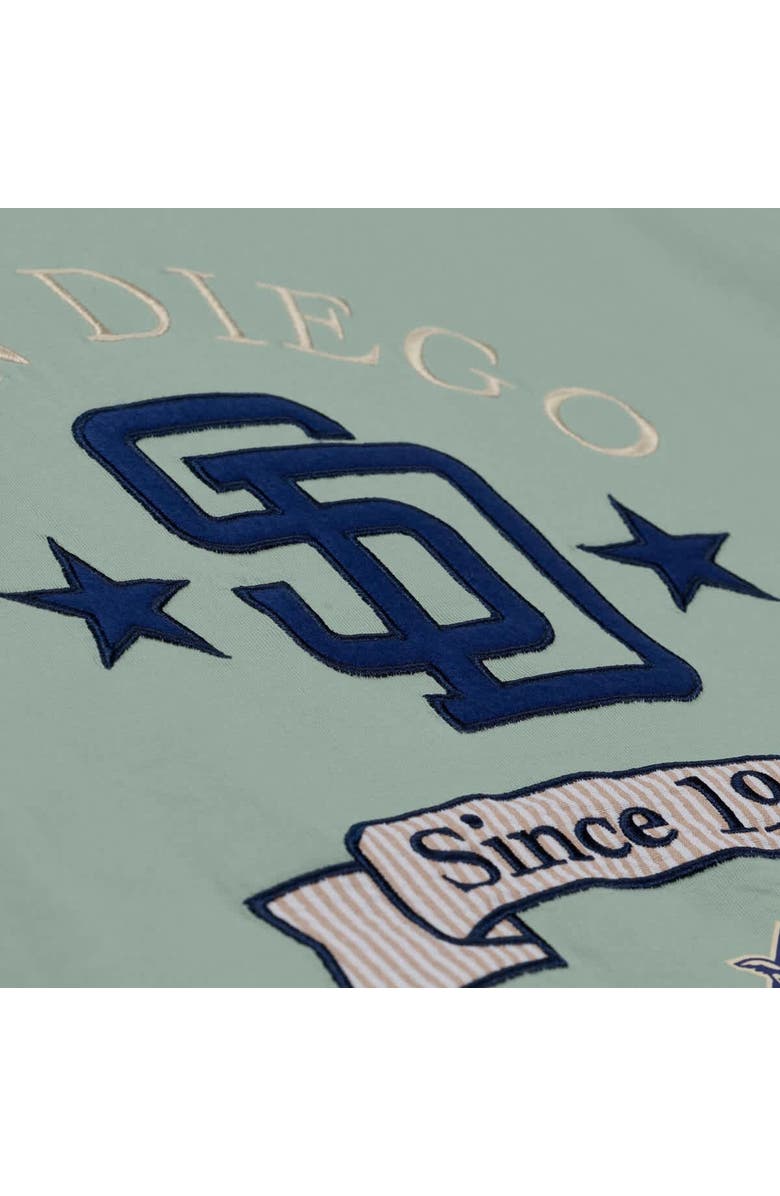 Mitchell & Ness Men's Mitchell & Ness Green San Diego Padres Yacht Rock T-Shirt, Alternate, color, Green