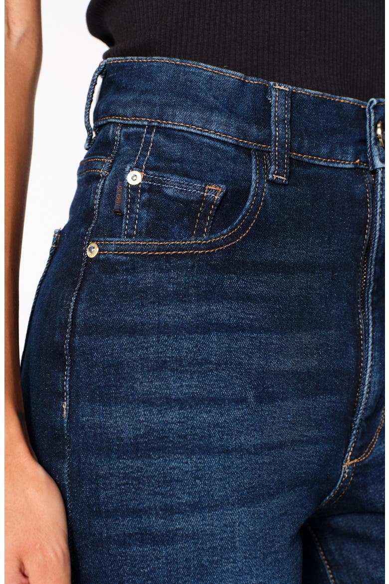 Hepburn High Waist Wide Leg Jeans, Alternate, color, MEDITERRANEAN