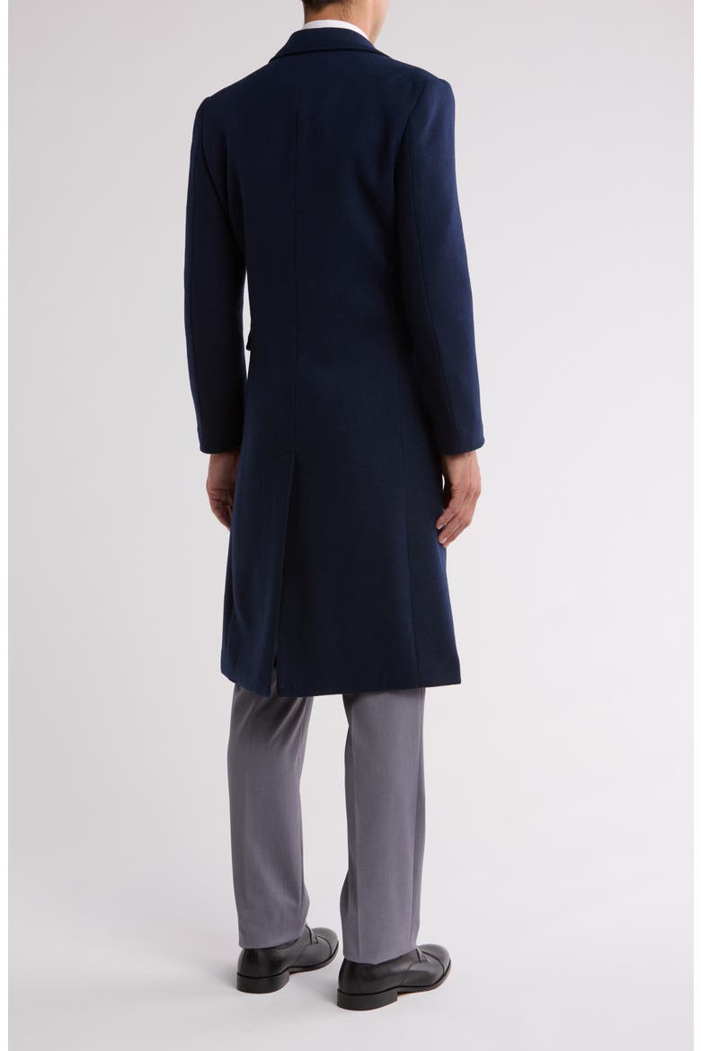Double Breasted Coat, Alternate, color, NAVY