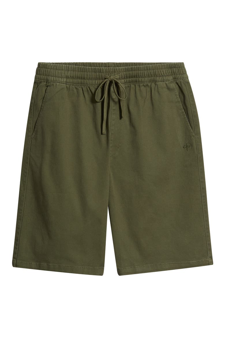 Peninsula Elastic Chino Shorts, Alternate, color, OLIVE