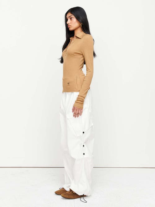 Romy Louise Knit Top In Tan