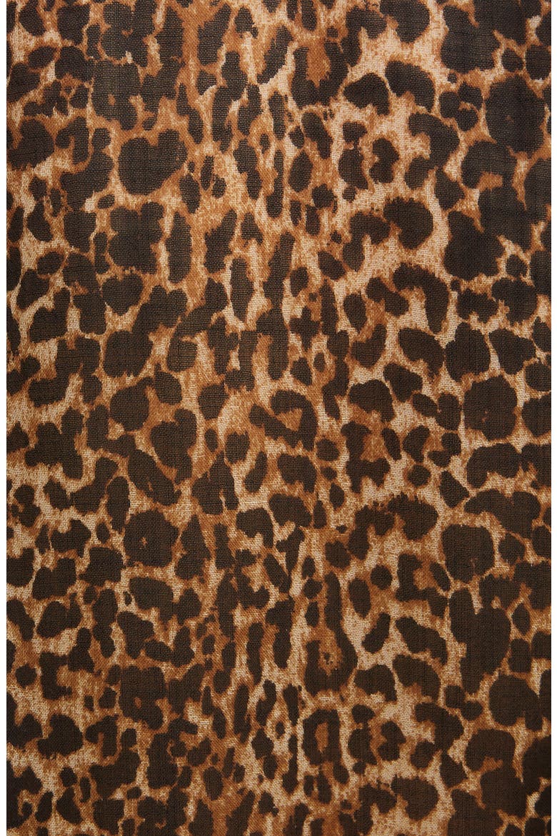 Leopard Print Wool Tunic, Alternate, color, LEOPARD