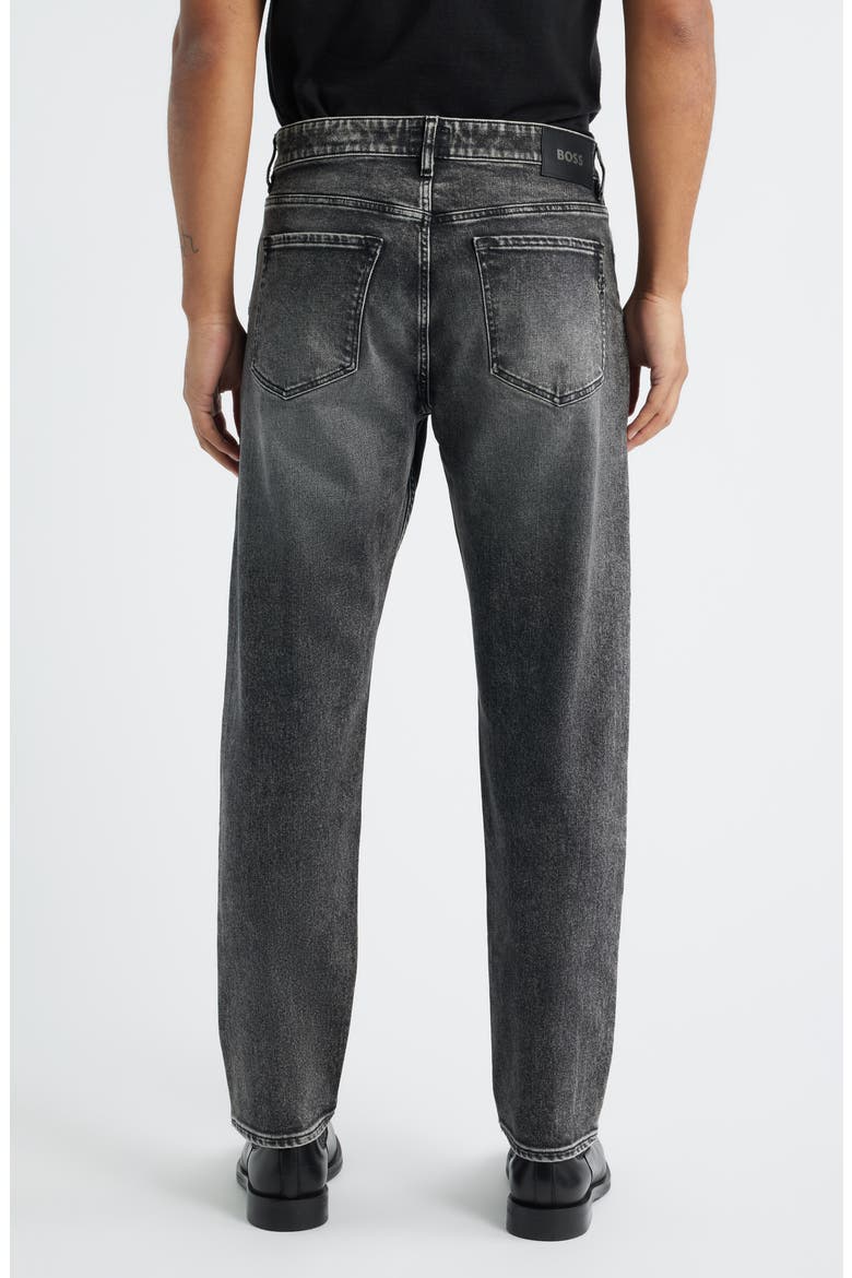 Ogden Straight Leg Jeans, Alternate, color, BLACK