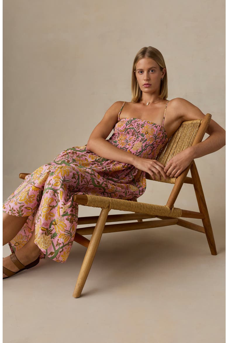 Voile Lucia Maxi Dress, Alternate, color, BLOSSOM SERENADE
