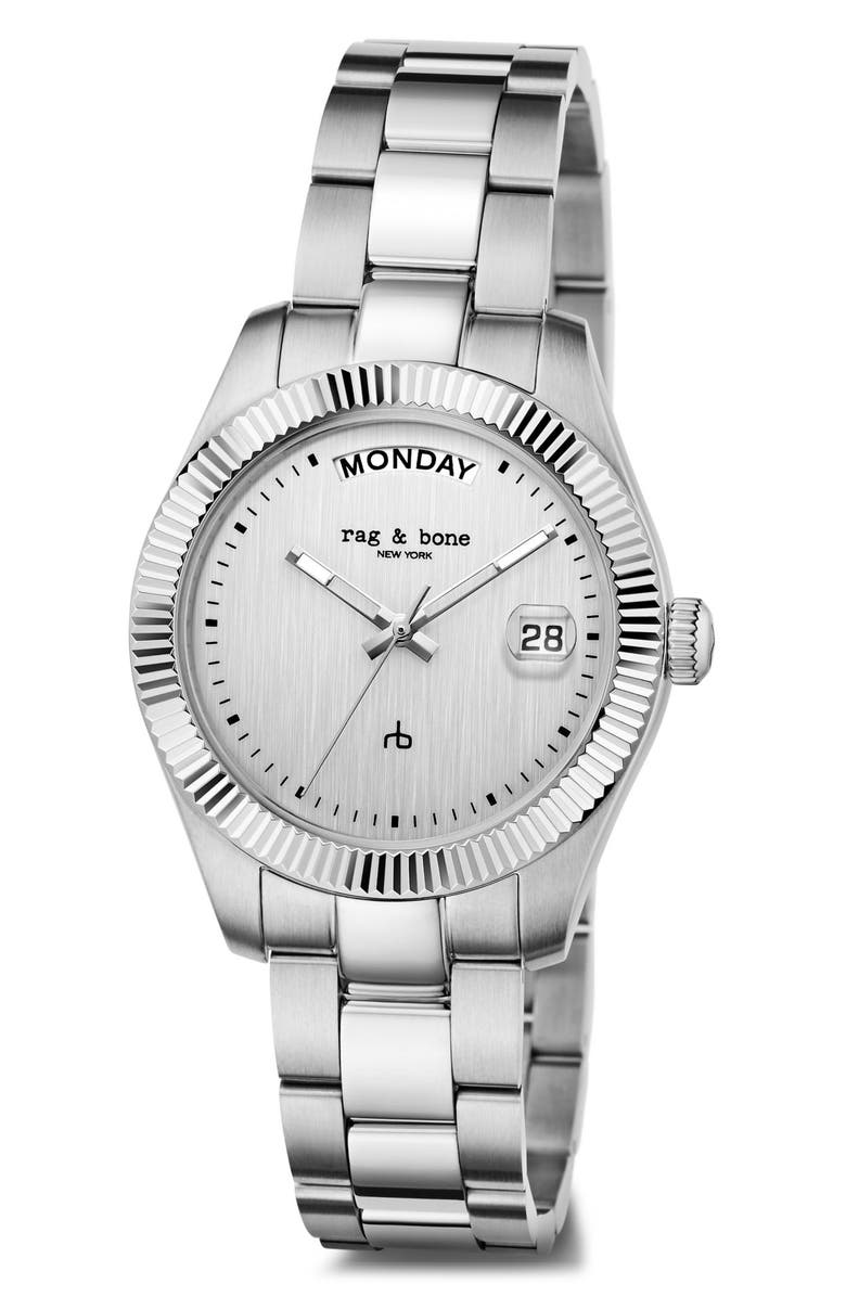 rag & bone Lex Bracelet Watch, 34mm, Alternate, color, 