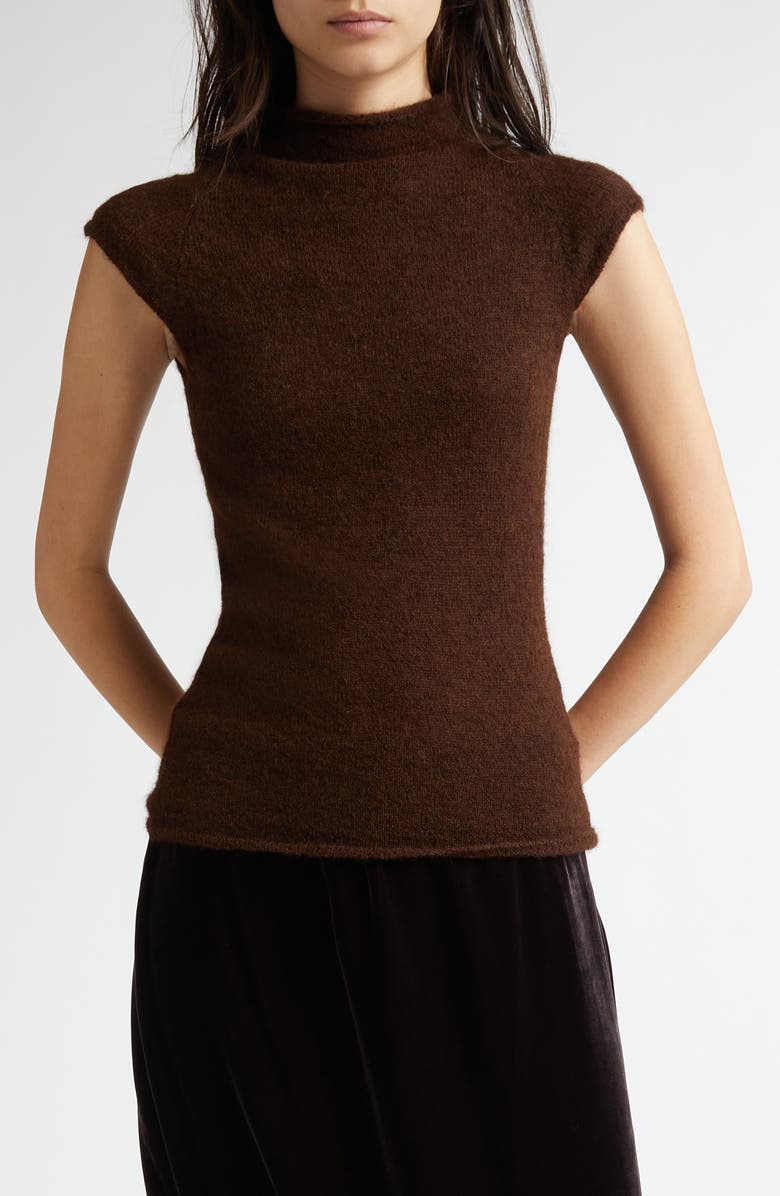 Paloma Wool Guidi Cap Sleeve Alpaca Blend Sweater, Main, color,