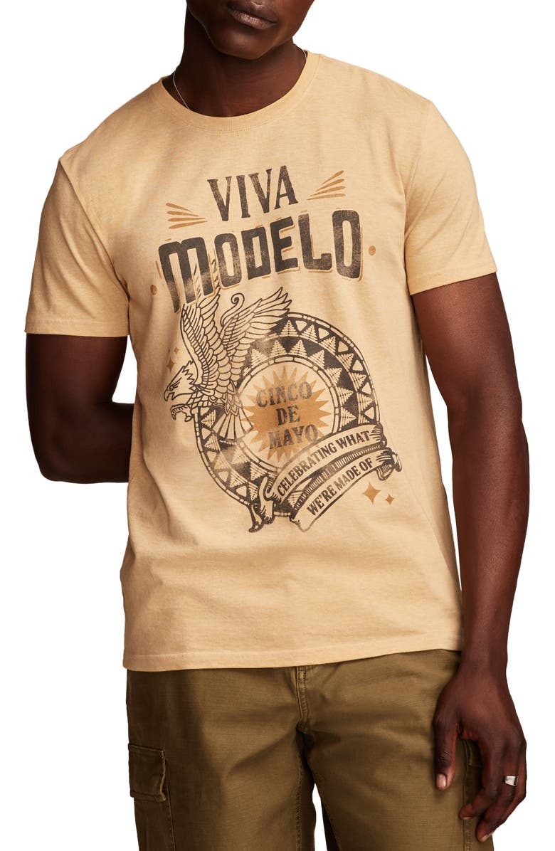Lucky Brand Modelo Cinco de Mayo Graphic T-Shirt, Main, color,