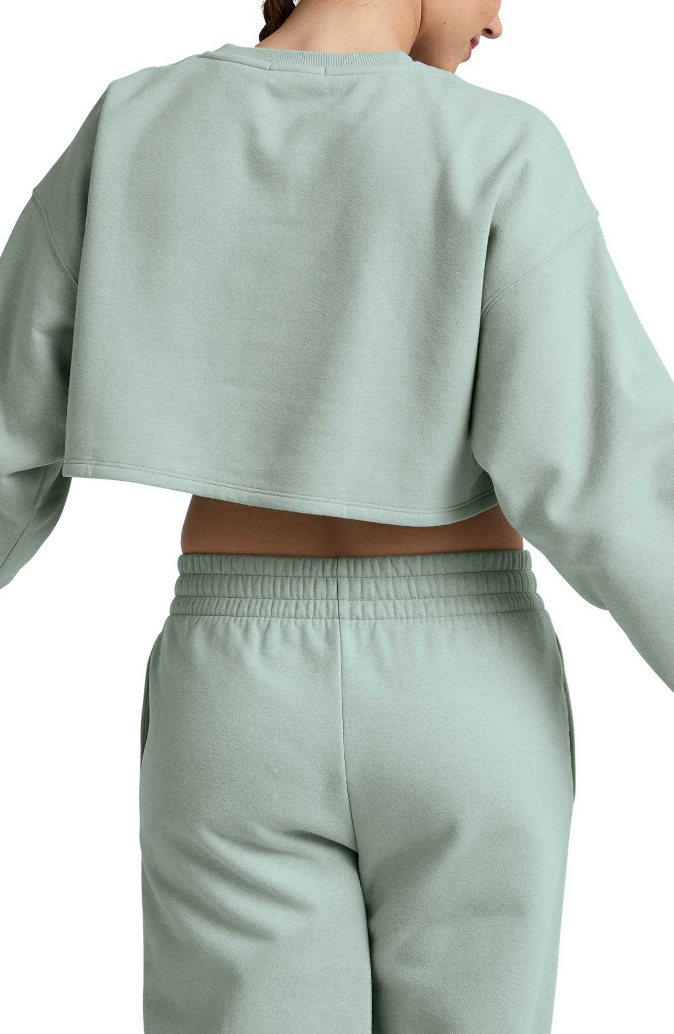 LuxeFleece Boxy Crop Sweatshirt - image 2