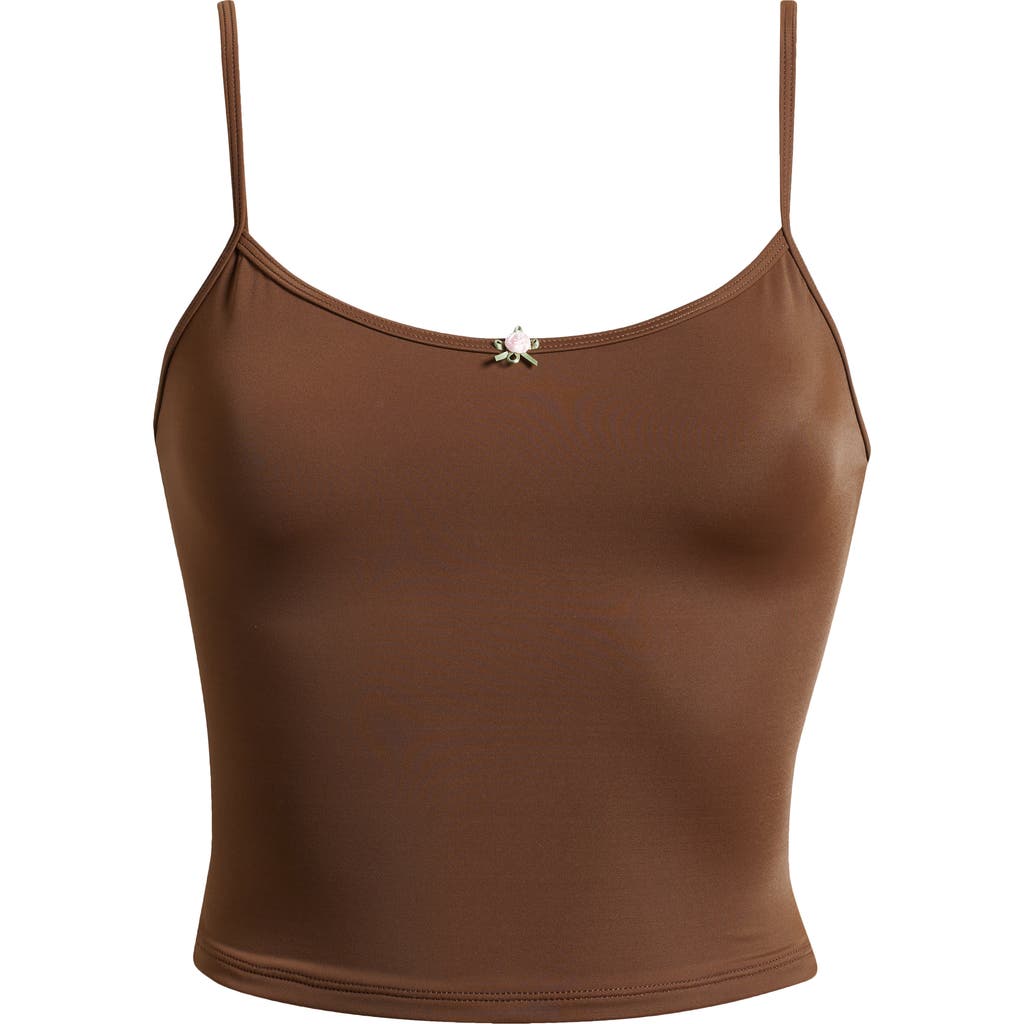 Pacsun Rosie Tankini Top In Brown
