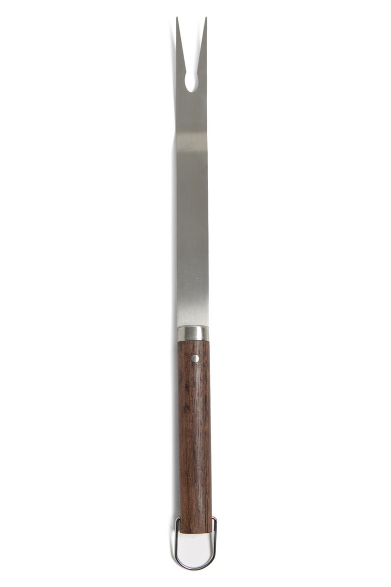 Essentials Carving Fork, Main, color, BROWN
