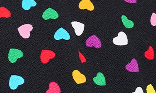 Truly Me Kids' Heart Crop Sweatshirt In Black