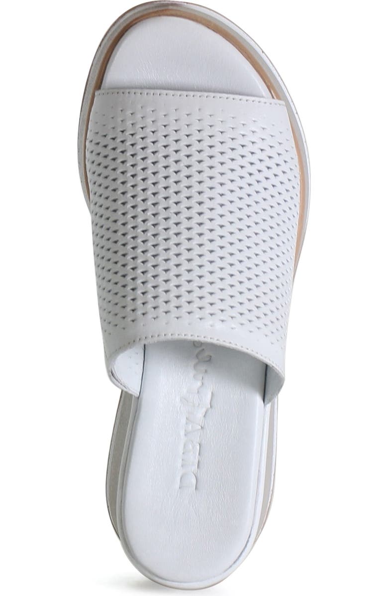 Diba True PA CIFIC Leather Platform Slip-On Sandal, Alternate, color, White