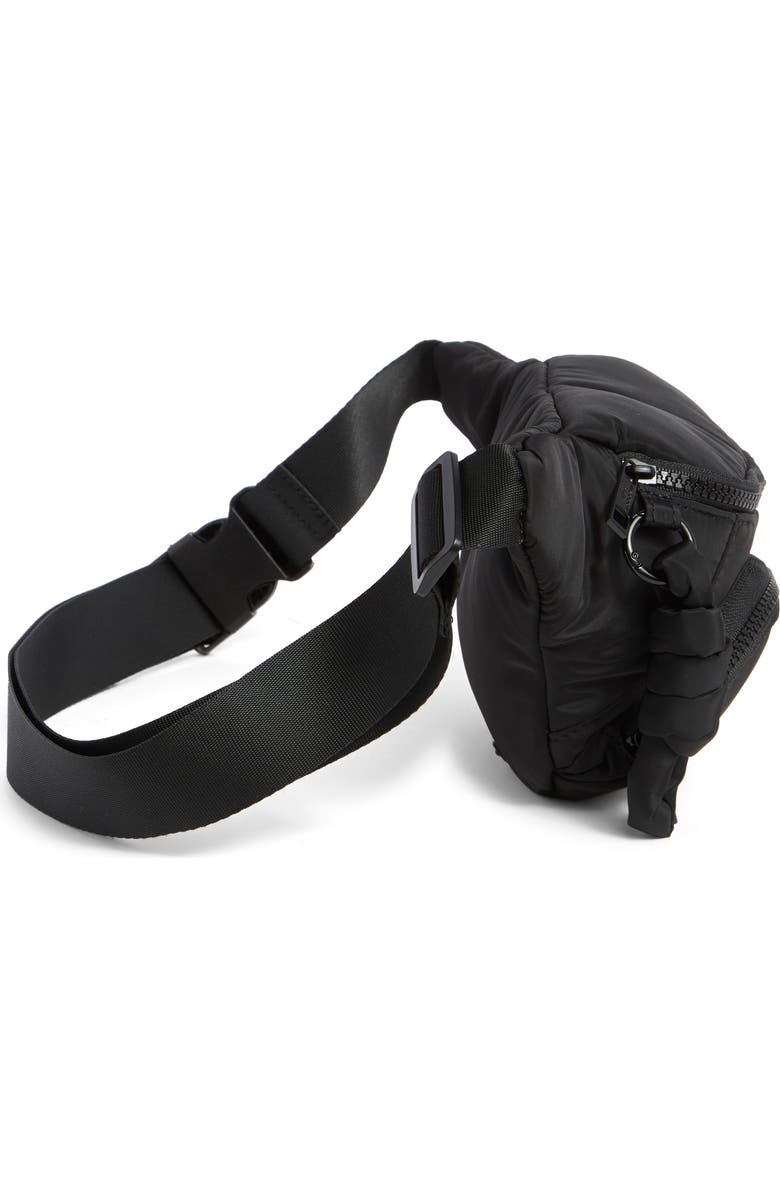 Madden Girl Padded Nylon Belt Bag, Alternate, color,