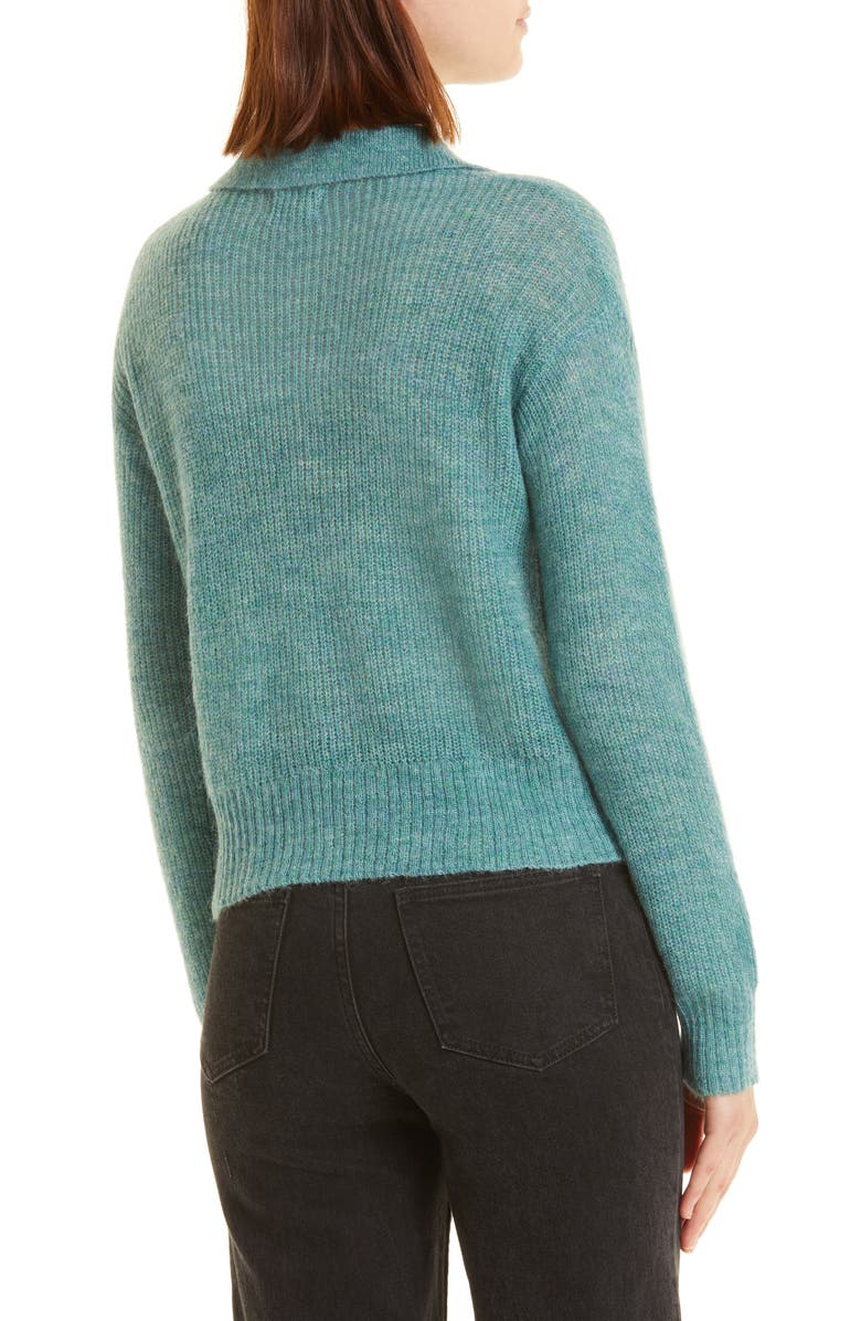 Monrow Polo Sweater, Alternate, color,