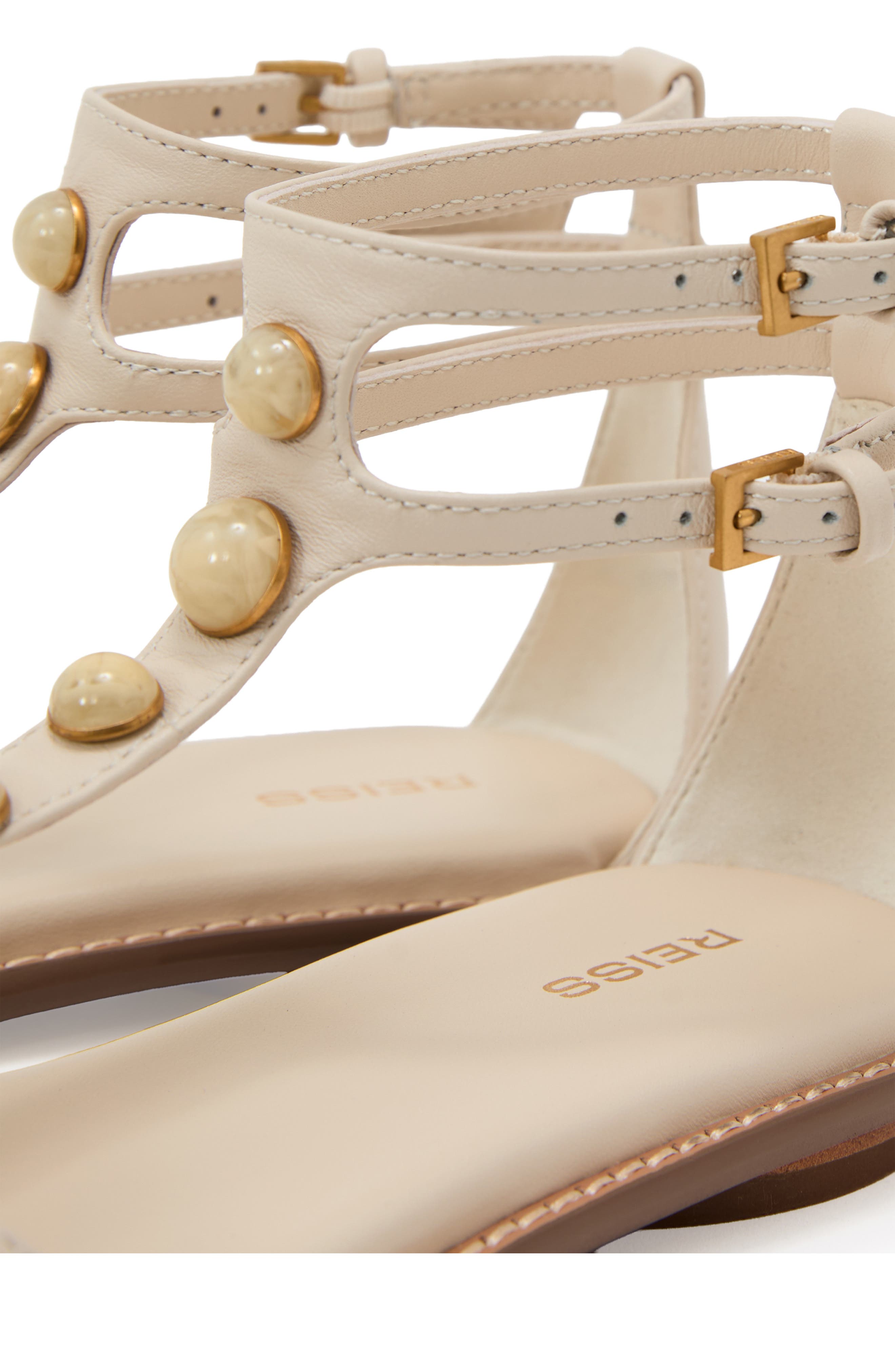 Reiss Elodie Ankle Strap Sandal, Alternate, color, 