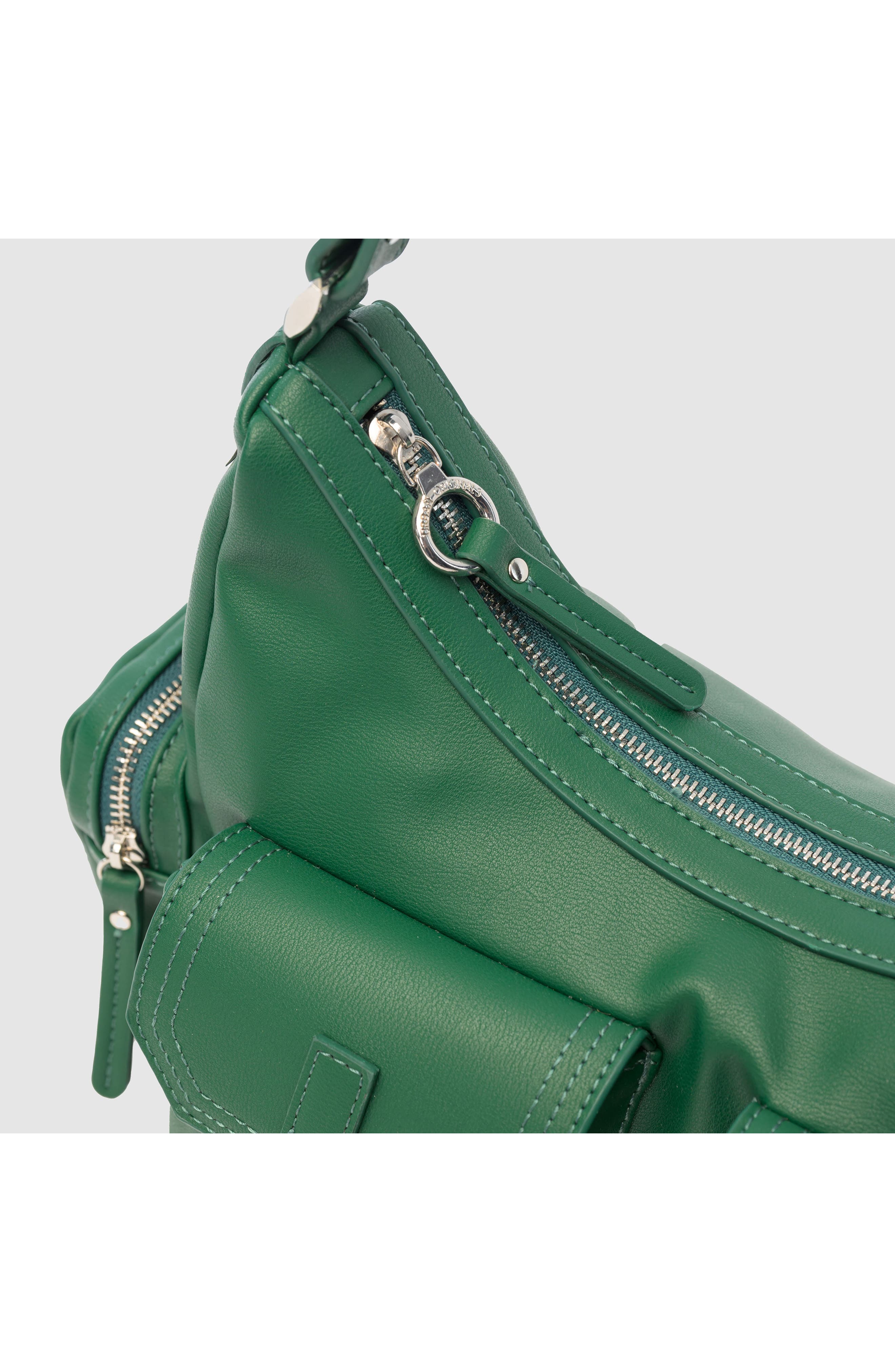 Assembled Convertible Shoulder Bag, Alternate, color, GREEN