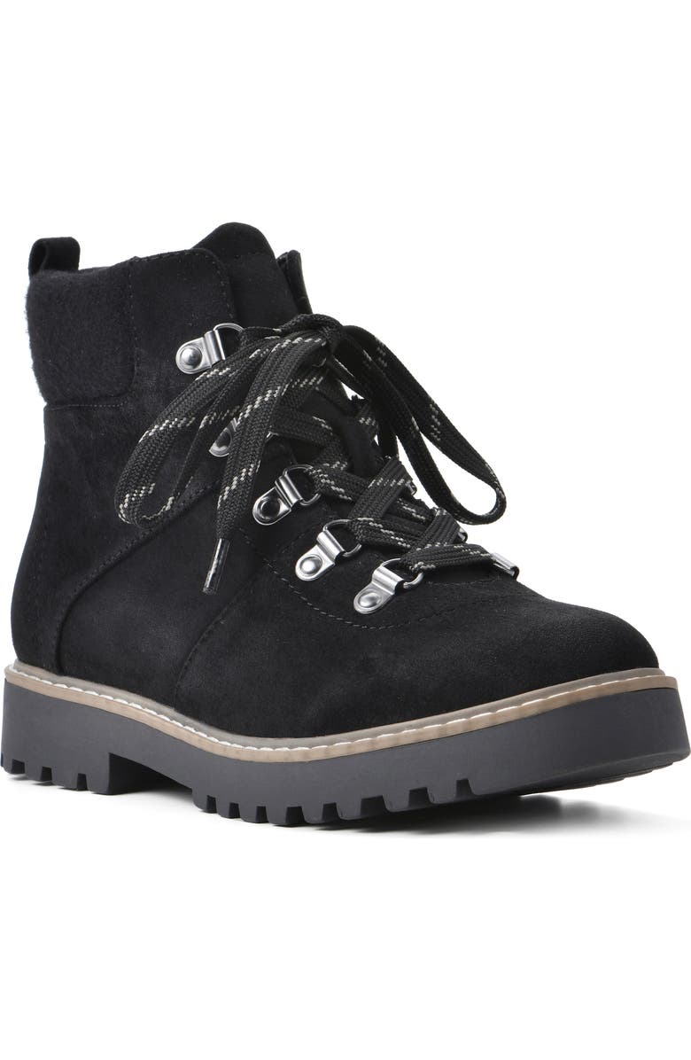 CLIFFS BY WHITE MOUNTAIN Connie Lace-up Lug Sole Boot, Main, color,