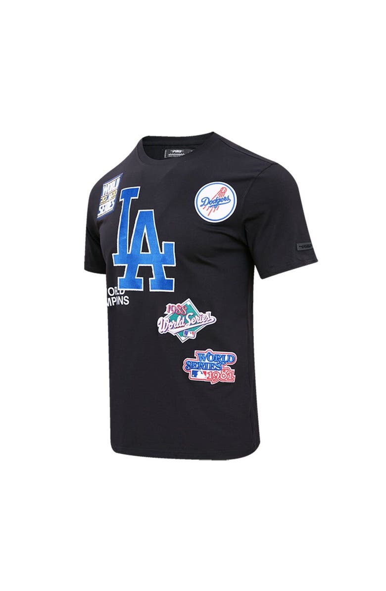 PRO STANDARD Men's Pro Standard Black Los Angeles Dodgers Championship T-Shirt, Alternate, color, 