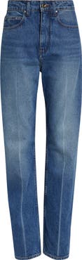OSSOU Noon High Waist Straight Leg Jeans