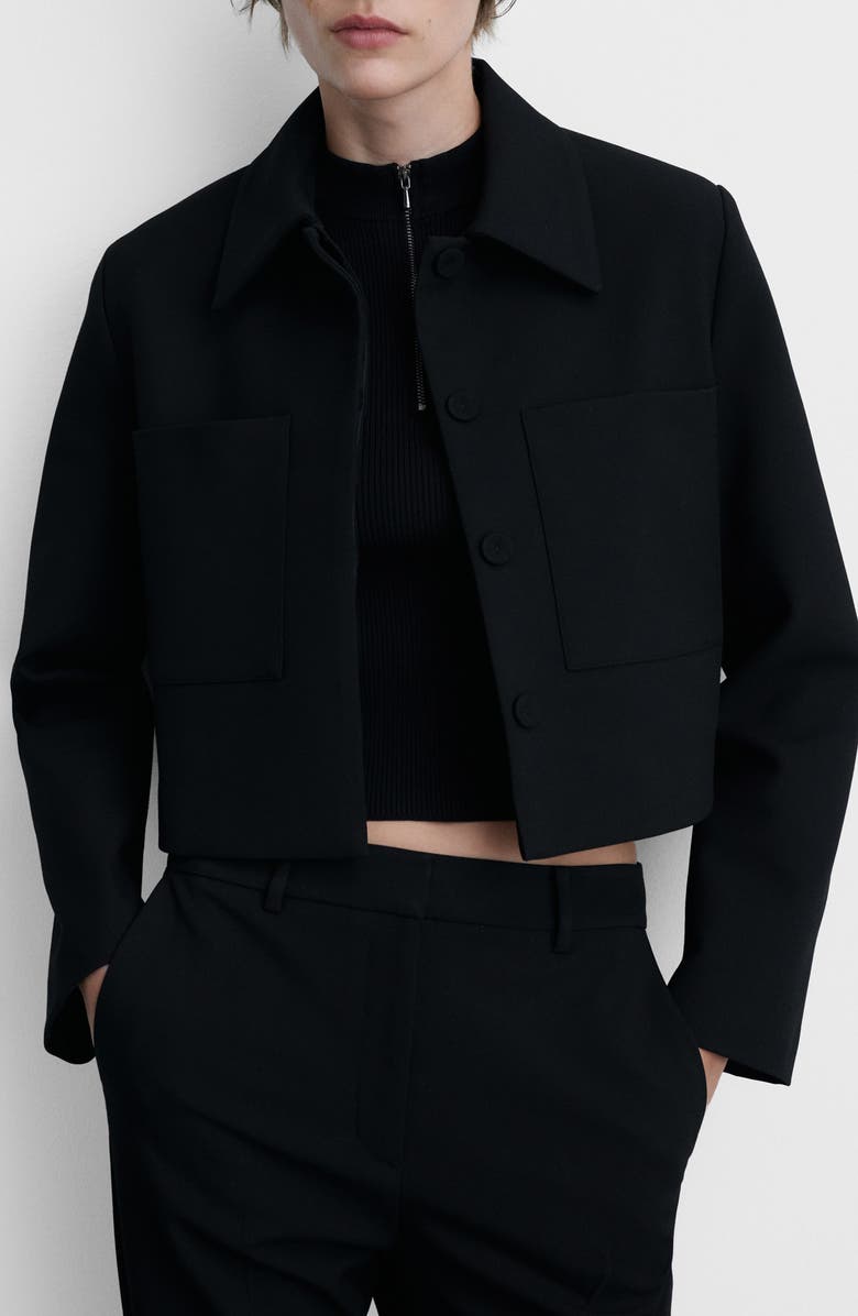 MANGO Crop Suiting Jacket, Main, color,