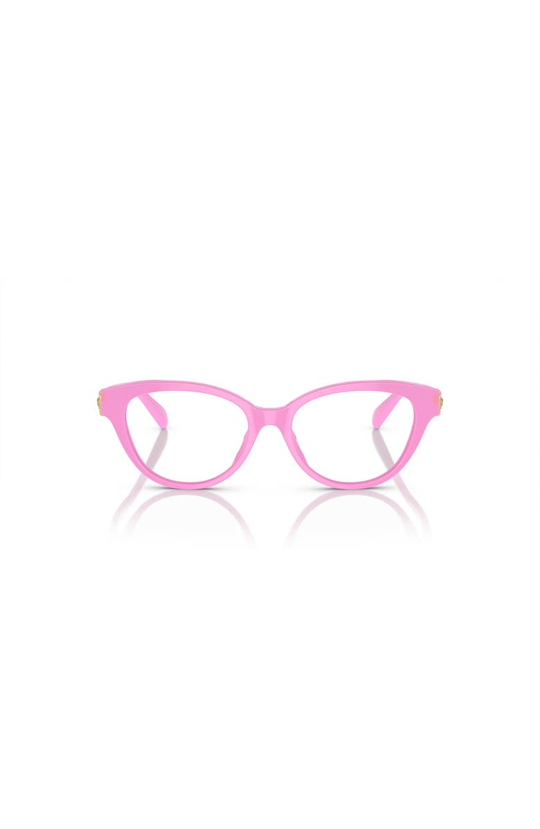 Versace 46mm Cat Eye optical glasses, Alternate, color, Pink