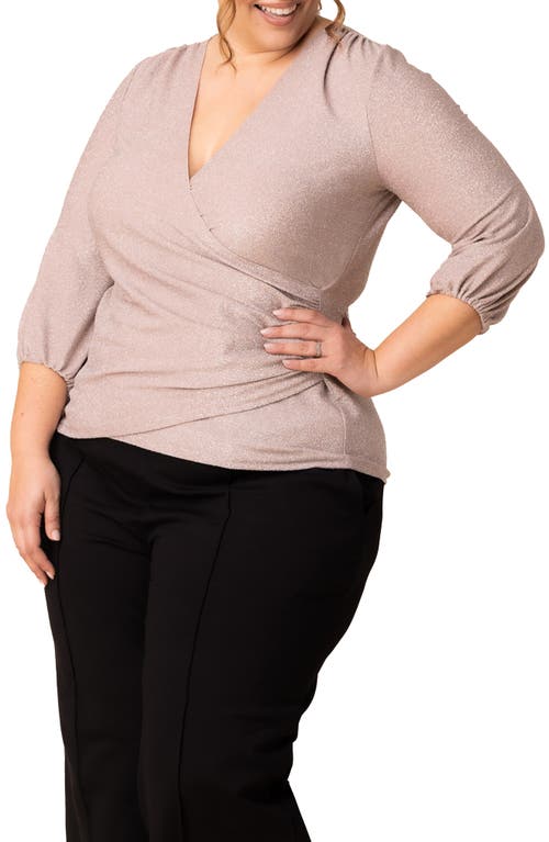 Kiyonna Celeste Faux Wrap Top