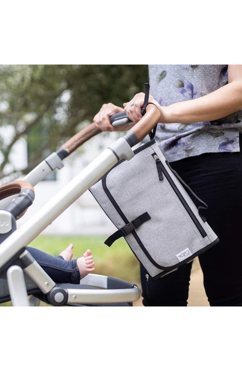 Comfy Cubs Portable Large Changing Pad, Alternate, color, Solid Grey