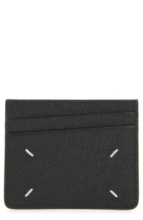 Four Stitches Slim Leather Card Holder