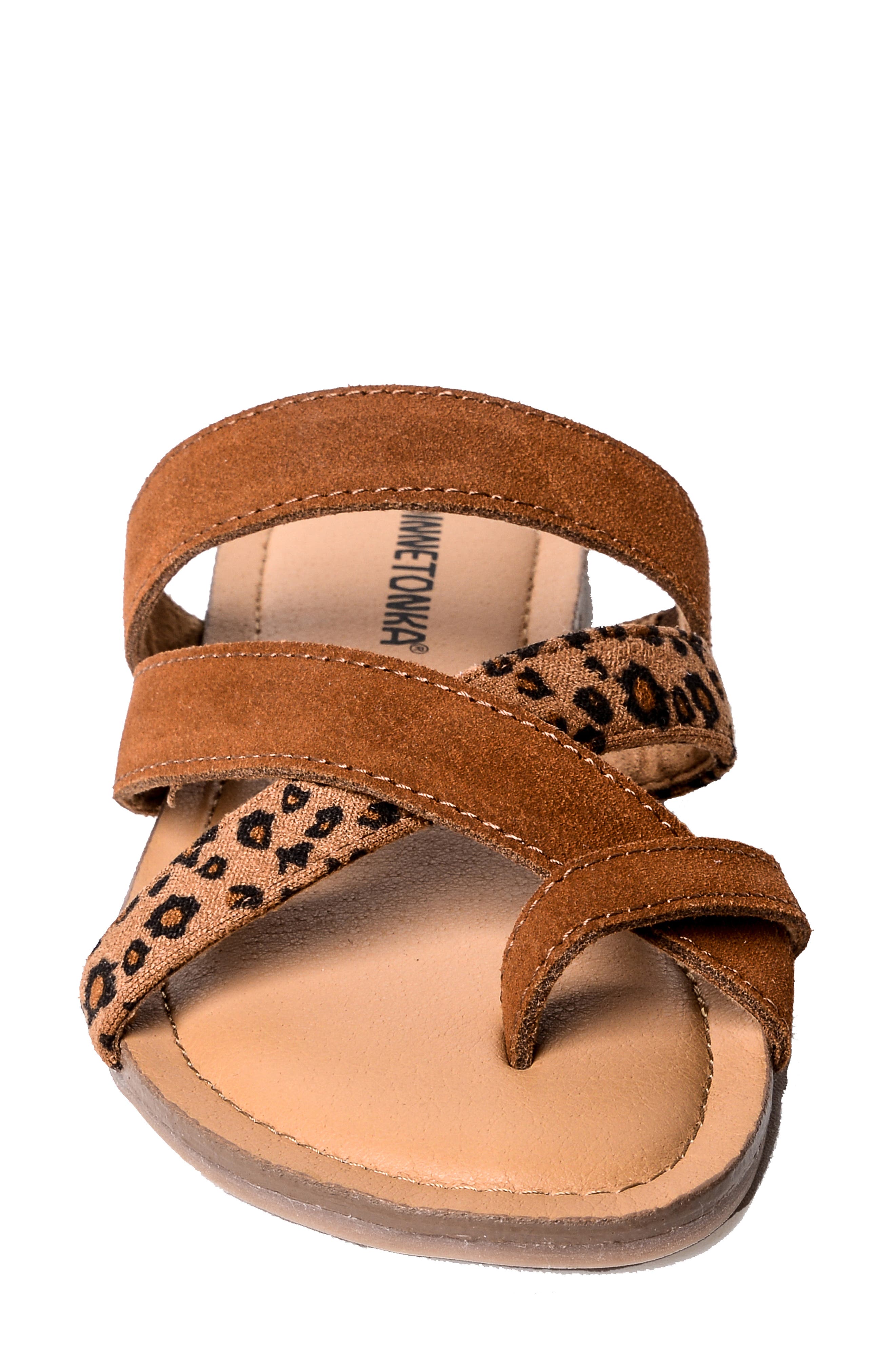 Faribee Strappy Sandal, Alternate, color, BROWN MULTI