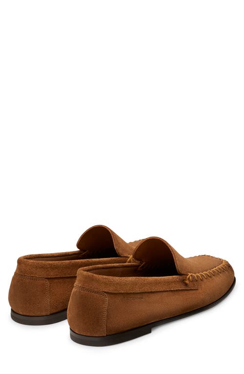Stuart Weitzman Montauk Venetian Moc Toe Loafer In Brown