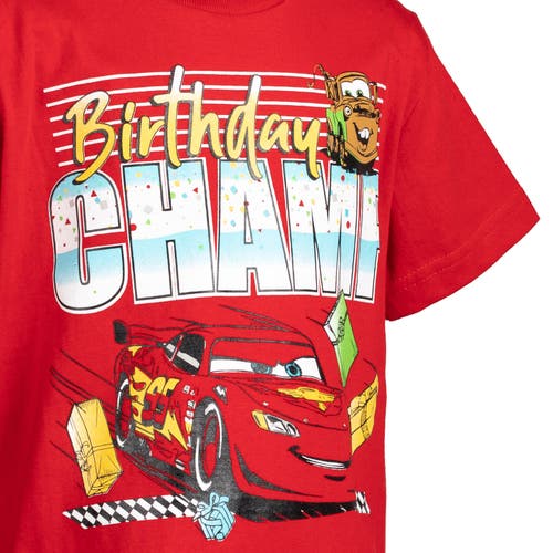 Disney Birthday T-shirt In Red