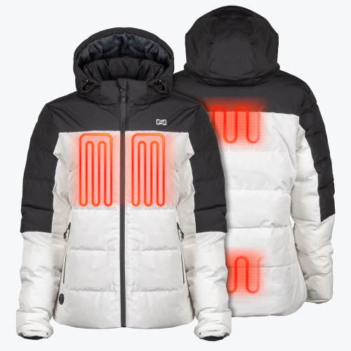 Mobile Warming Natural Down Heated Jacket In Multi