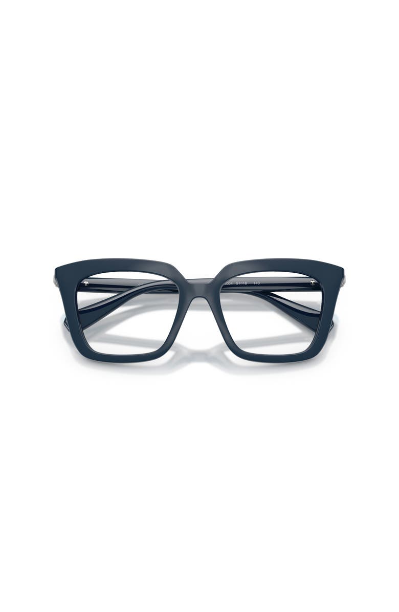 Swarovski 51mm Square optical glasses, Alternate, color, Blue