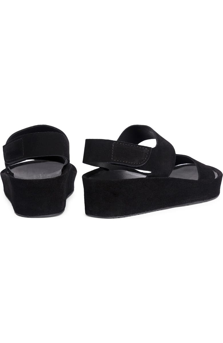Pedro Garcia Lacey Platform Slingback Sandal, Alternate, color, Black Castoro