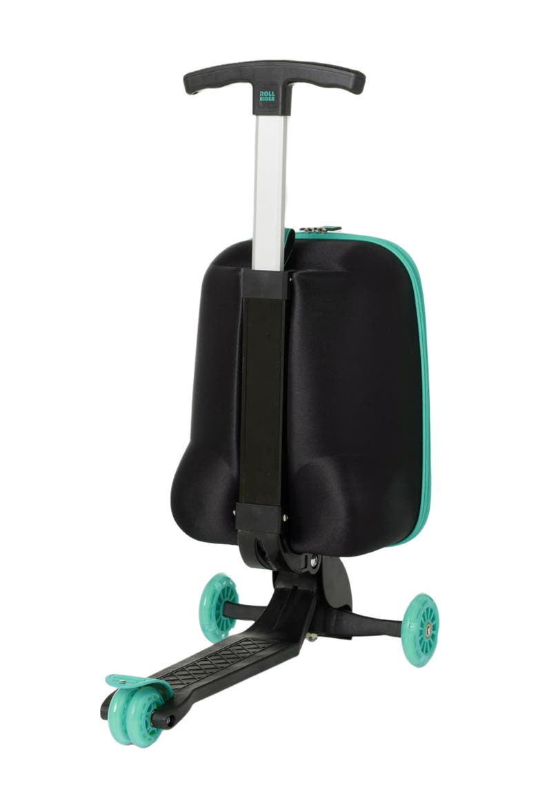 Softside Kids Scooter Suitcase, Alternate, color, Teal