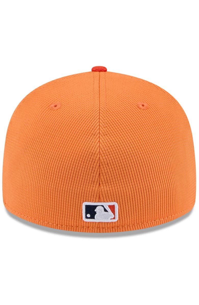 New Era Men's New Era Orange Houston Astros 2025 Spring Training Low Profile 59FIFTY Fitted Hat, Alternate, color, Orange