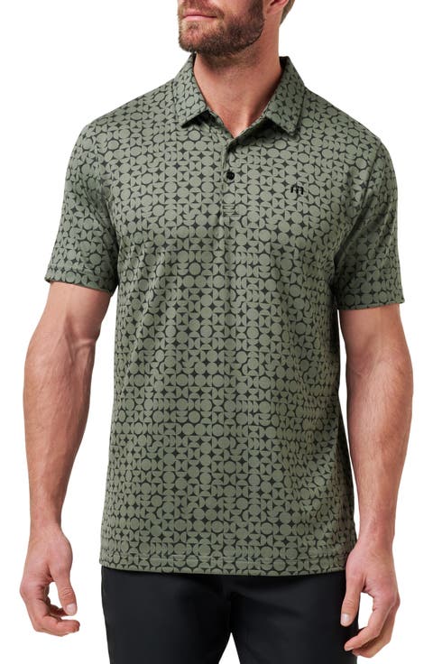Featherweight Caves Patterned Polo