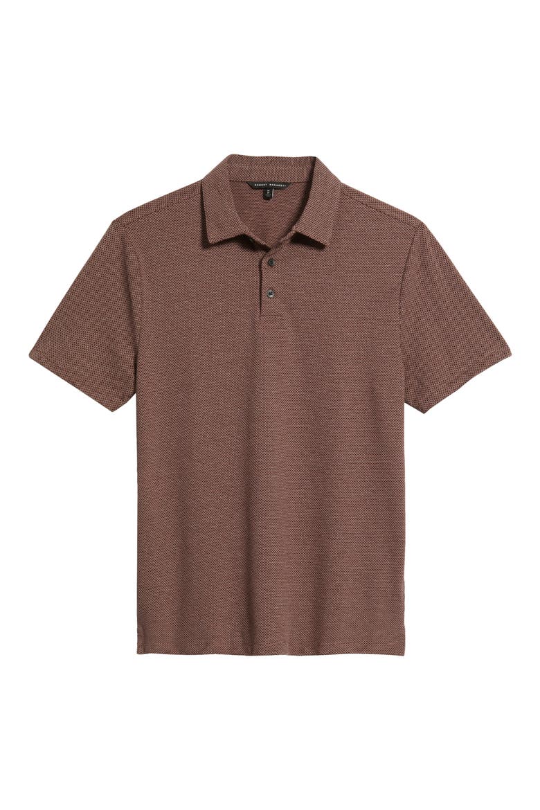 Keyes Jacquard Knit Polo, Alternate, color, ZINFANDEL