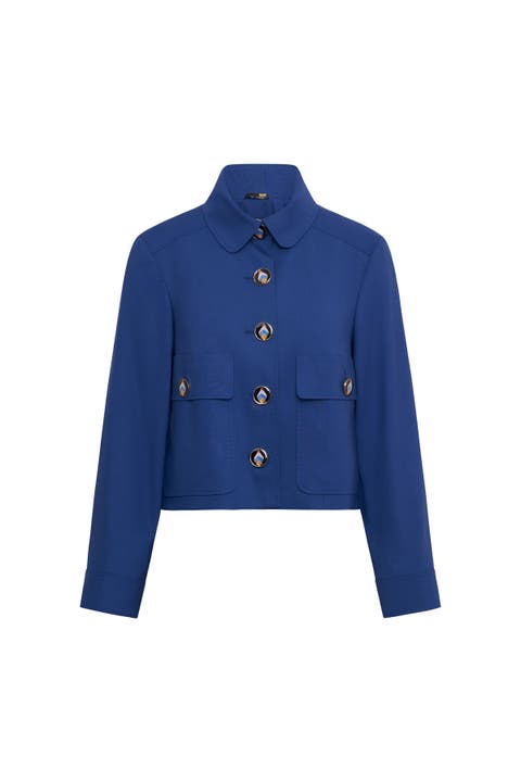Super Soft Cool Wool Jacket With Slits