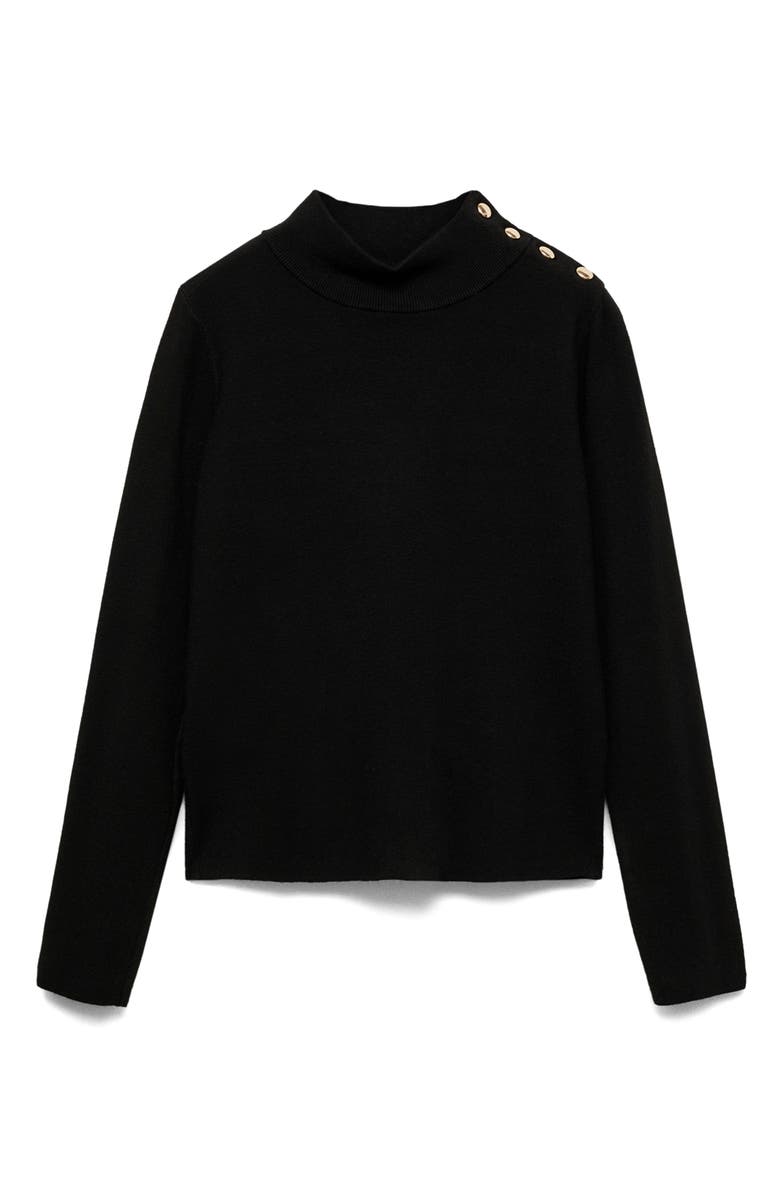 MANGO Button Trim Sweater, Alternate, color, 