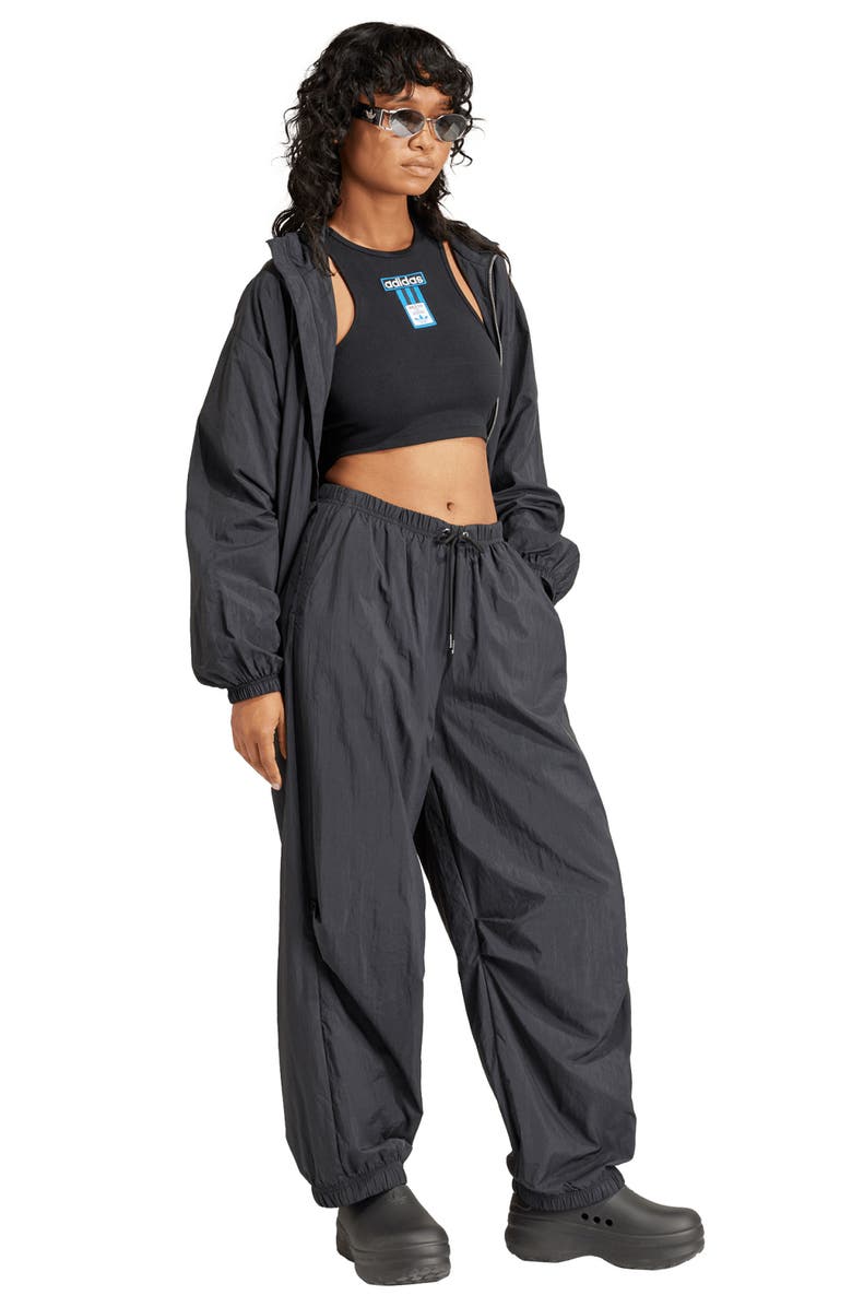 adidas Adibreak Crop Racerback Tank Top, Alternate, color, 