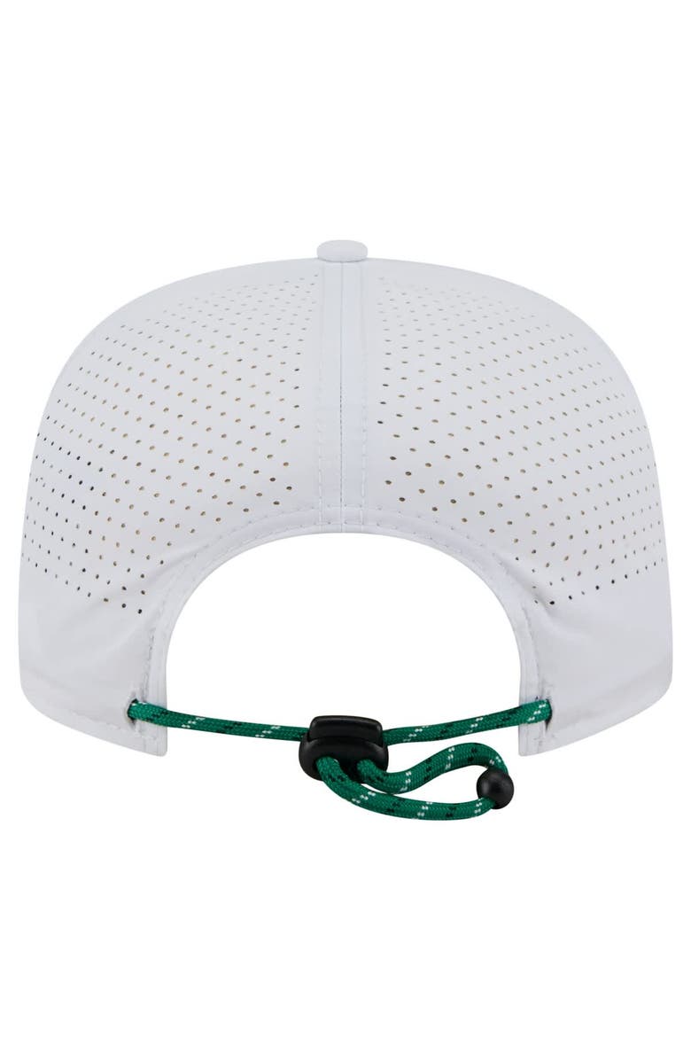 New Era Men's New Era White Boston Celtics Performance Rope Golfer Adjustable Hat, Alternate, color, 