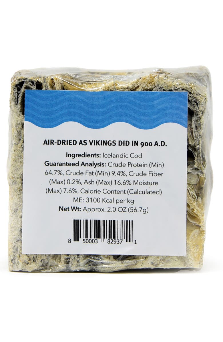 ICELANDIC+ Large Cod Skin 2" Cube Dog Treat, Alternate, color, Multicolored