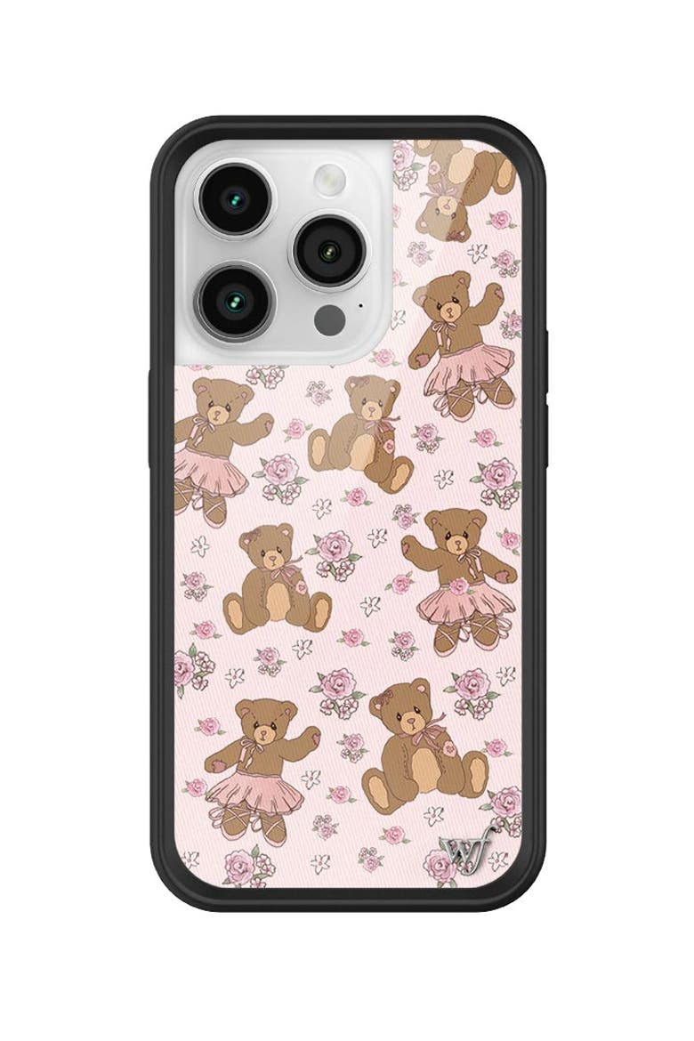 Bear-y Ballet iPhone Case, Main, color, Pink